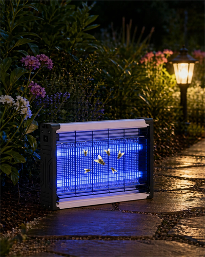 Sessiz Çalışan Sinek Öldürücü Lamba Elektrikli Haşere Kovucu UV Sistem