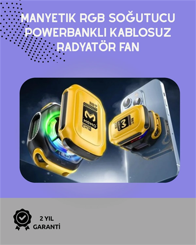 Sessiz Çalışan Yarı İletken Telefon Soğutucu | iOS ve Android Uyumlu | 10W Güç