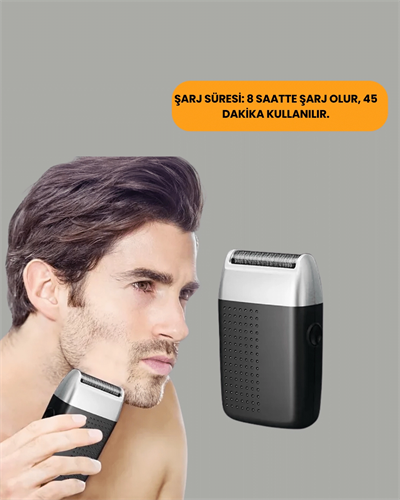 Sessiz, Güçlü ve Şık: Erkeklere Özel Şarjlı Tıraş Makinesi