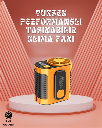 Sessiz Turbo Fan – Kamp, Spor, Ofis İçin Taşınabilir Mini Soğutucu