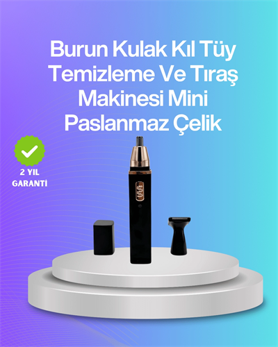 Sessiz çalışan tüy düzeltici burun ve kulak makinesi