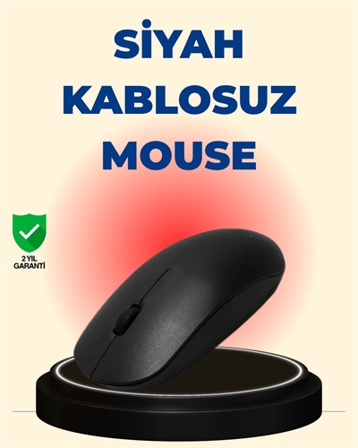 Sessiz ve Ergonomik Mouse – USB Bağlantılı ve DPI Ayarlı