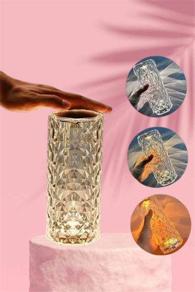 Sevgililer Gününe Özel Romantik Kristal Gece Lambası Sevgiliye Hediye