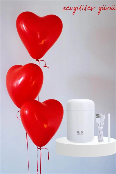 Sevgiliye Hediye Led Işıklı Hava Nemlendirici USB Şarjlı Sevgiliye Özel