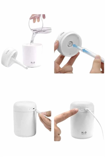 Sevgiliye Hediye Led Işıklı Hava Nemlendirici USB Şarjlı Sevgiliye Özel