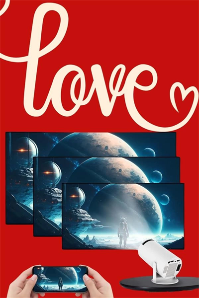 Sevgiliye Özel Hediye Ayaklı Sinema Projektörü Projeksiyon