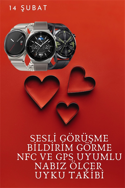 Sevgiliye Özel Yeni Nesil Akıllı Saat Çiftlere Özel Kampanya Çift Saatleri