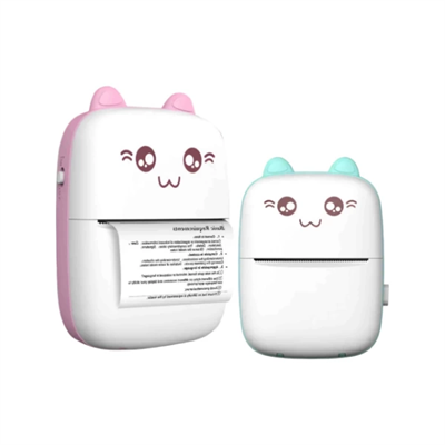Sevimli Mini Taşınabilir Yazıcı Printer