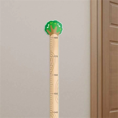 Sevimli Sarı Zürafa   Yeşil Dinazor   Deniz Kızı   Roket  Ağaç Boy Ölçüsü Sticker