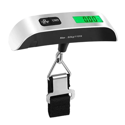 Dijital Bagaj Tartısı LCD Ekranlı 50 kg Kapasiteli El Valiz ve Bavul Kantarı BX-316843