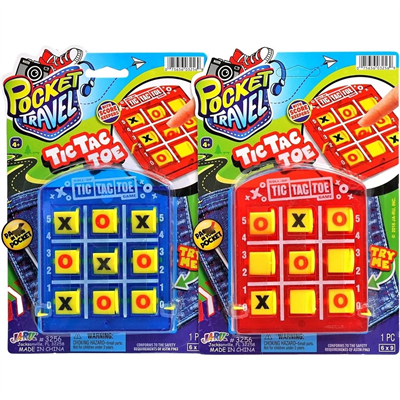 Seyahat Boyu Tic Tac Toe Oyunu - 1 Adet Stokta Olan Gönderilir