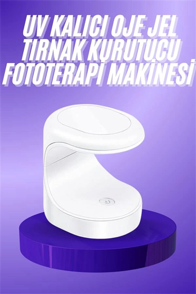 Seyehat Tipi Mini Oje Kurutucu Ultraviole Mor Işık Protez Tırnak Kurutucu