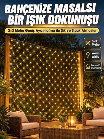Sıcak Gün Işığı LED ile Geniş Alanlarda Göz Alıcı Dekorasyon