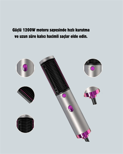 Sıcak Hava Fırçası – Saç Kurutma, Düzleştirme ve Şekillendirme