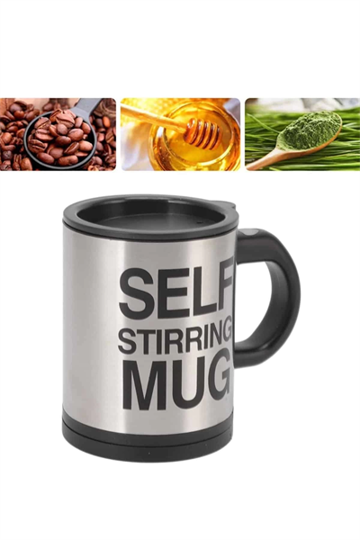 Sıcak Tutan Termos Bardak Kendi Kendini Karıştıran Mikser Kupa