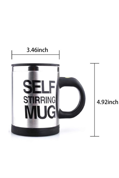 Sıcak Tutan Termos Bardak Kendi Kendini Karıştıran Mikser Kupa