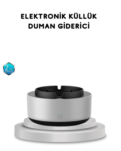 Sigara Dumanı ve Koku Giderici Hava Temizleyici Küllük – 2 Katmanlı Filtreli