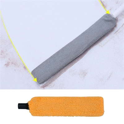 Sihirli Mikrofiber Başlıklı Girintili Yüzey Temizleme Mopu Toz Alma Fırçası