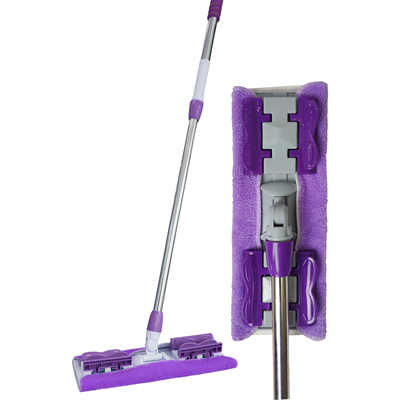Sihirli Spin Mop Teleskopik Çok Amaçlı Mop +1 Bez Hediyeli - Mor Bx40