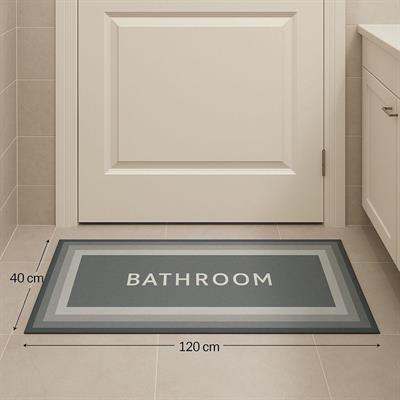 Sihirli Süper Su Emici Kaymaz Tabanlı Uzun Paspas 40*120 cm (3936)