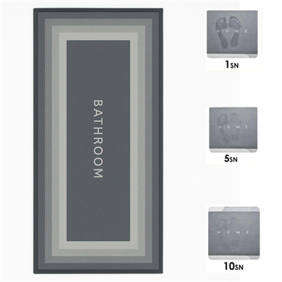 Sihirli Süper Su Emici Kaymaz Tabanlı Uzun Paspas 40*120 Cm Bx40