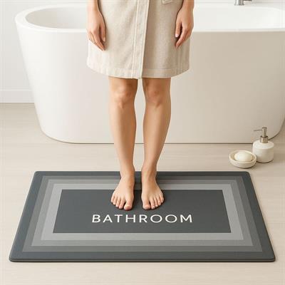 Sihirli Süper Su Emici Kaymaz Tabanlı Uzun Paspas 40*120 cm (3936)