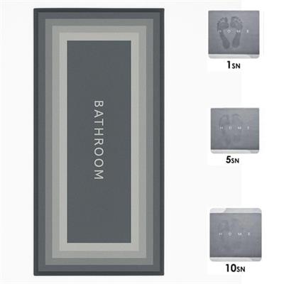 Sihirli Süper Su Emici Kaymaz Tabanlı Uzun Paspas 40*120 cm (3936)