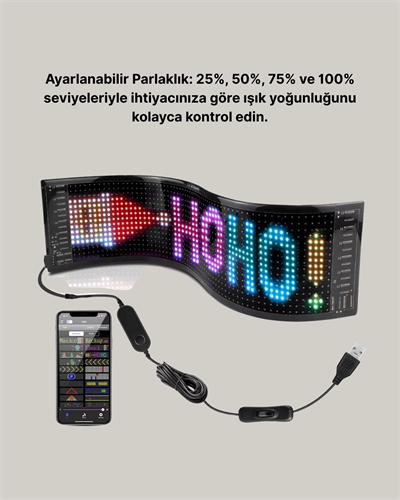Şık ve Fonksiyonel RGB LED Panel Canlı Renk Yansımalı Işık Sistemi