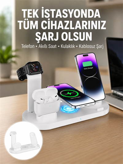 Şık ve Fonksiyonel Tasarım – Evde, Ofiste veya Seyahatte Kusursuz Şarj Deneyimi