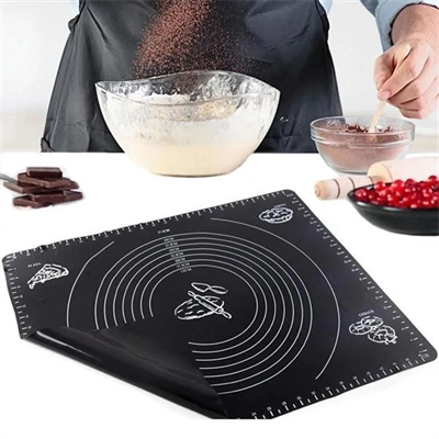 Silikon Çok Amaçlı Geniş Hamur Matı Hamur Açma Matı 40*50 Cm Bx40