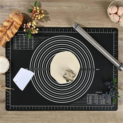 Silikon Çok Amaçlı Geniş Hamur Matı Hamur Açma Matı 40*50 Cm Bx40