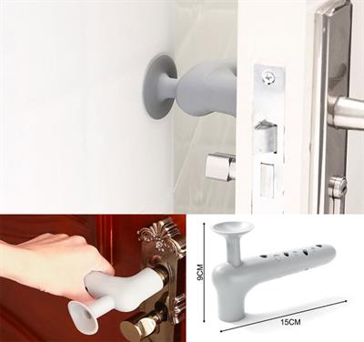 Silikon Duvar Koruyucu Kapı Stoperi GRİ (3936)