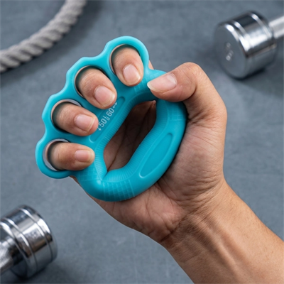 Silikon El ve Bilek Güçlendirici Egzersiz Halkası Muşta 50 - 60 LB