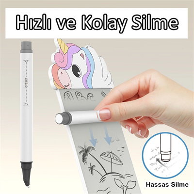 Silikon Figürlü Manyetik Mini Yazı Tahtası 5,5 - 14 cm