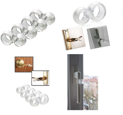 Silikon Kapı & Pencere Vurma Önleyici Stoper Kapı Tamponu 4 Adet