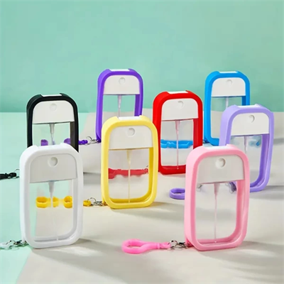 Silikon Kılıflı Anahtarlıklı Sprey Şişesi