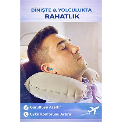 Silikon Kulak Tıkacı - 6lı Özel Kutulu - Su Geçirmez ve Gürültü Önleyici