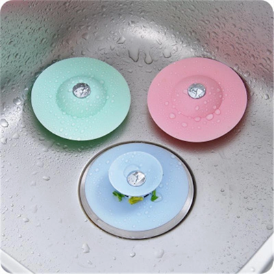 Silikon Malzeme Banyo Mutfak Gider Evye Lavabo İçine Çöp Tıpası Kaydırmaz Süzgeç Çeşitleri Modelleri Bx40