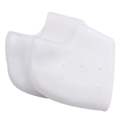Silikon Topuk Çorabı Beyaz Renk Bx40