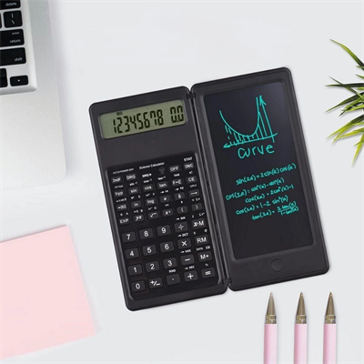 Silinebilir Lcd Yazı Tabletli,kalemli Katlanabilir Bilimsel Hesap Makinesi Bx40