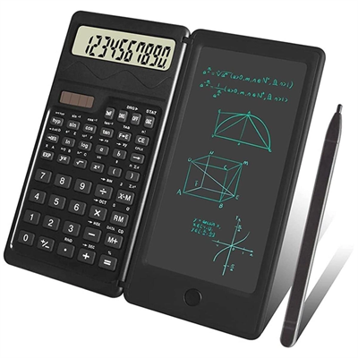 Silinebilir Lcd Yazı Tabletli,kalemli Katlanabilir Bilimsel Hesap Makinesi Bx40