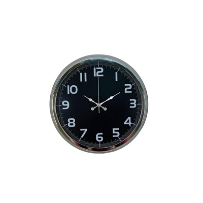 Silver Shadow 40 Cm Metal Duvar Saati