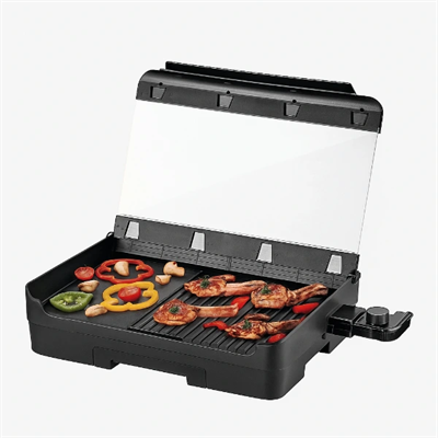 Sinbo Elektrikli Izgara Cam Kapaklı