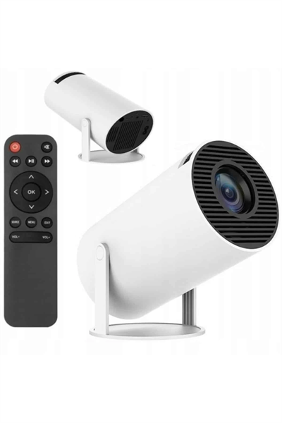 Sinema Projektörü Android HDMI USB WİFİ Ses Çıkışlı Ayaklı Projeksiyon Taşınabilir