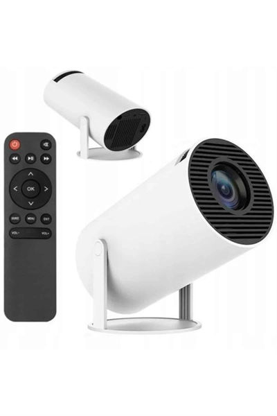 Sinema Projektörü Android HDMI USB WİFİ Ses Çıkışlı Ayaklı Projeksiyon Taşınabilir
