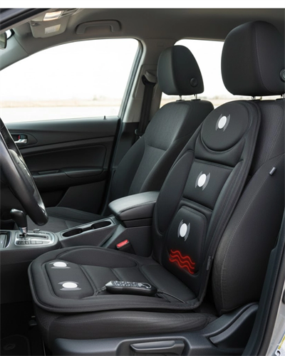 Sırt ve Bel İçin Isıtmalı Masaj Minderi Çok Bölgeli Tasarım