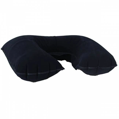 Şişme Seyahat Yastığı Gri Lacivert Bx40