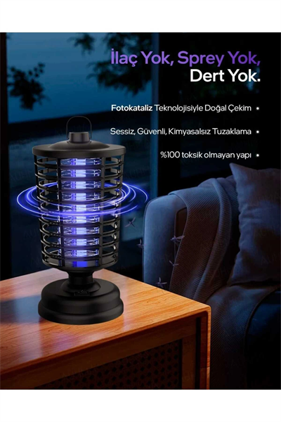 Sivrisinek öldürücü makine 3.6-4W 600-800V askılı kokusuz sessiz tehlikeli değil