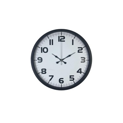Siyah 36 Cm Büyük Rakamlı Duvar Saati