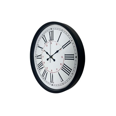 Siyah 36 Cm Roma Rakamlı Duvar Saati